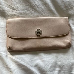 Tory Burch Pale Pink Clutch